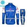 Tenue Maillot M/L + Collant 2017 Quick-Step Floors Enfant Hiver Thermal Fleece N001